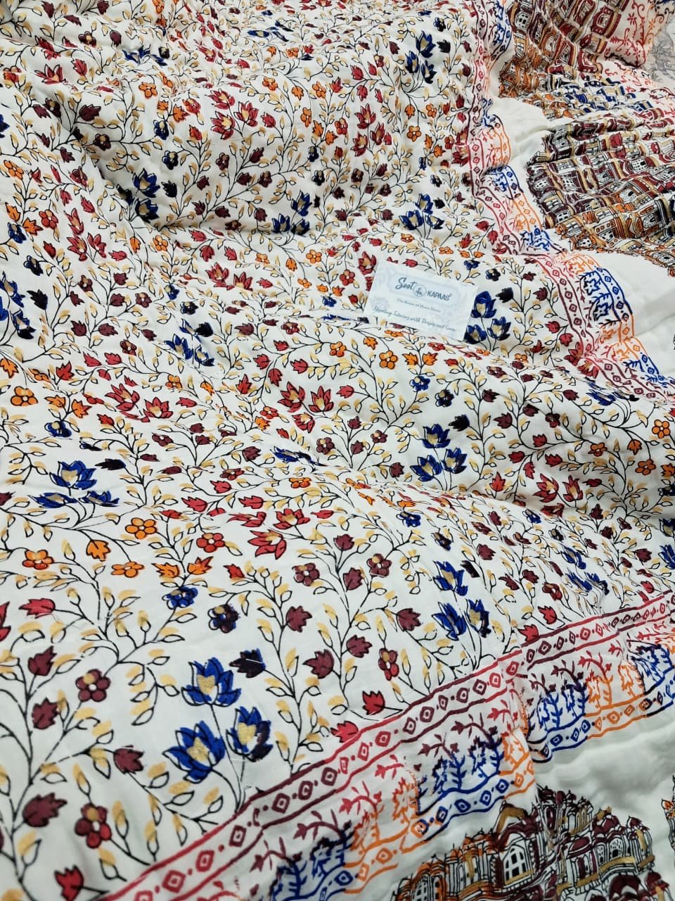 Hawa Mahal – Jaipuri Printed Double Bed Razai - Image 5
