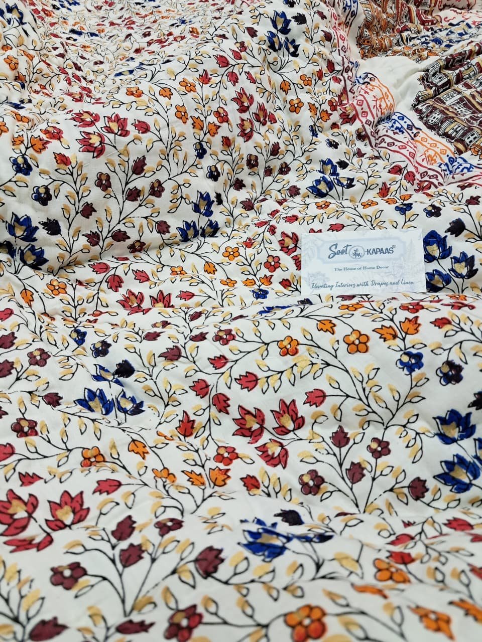 Hawa Mahal – Jaipuri Printed Double Bed Razai - Image 6