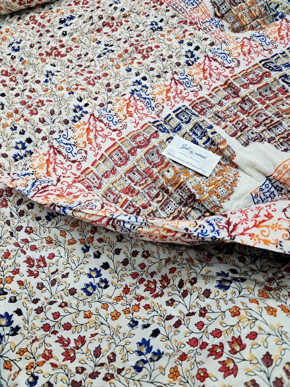 Hawa Mahal – Jaipuri Printed Double Bed Razai - Image 8