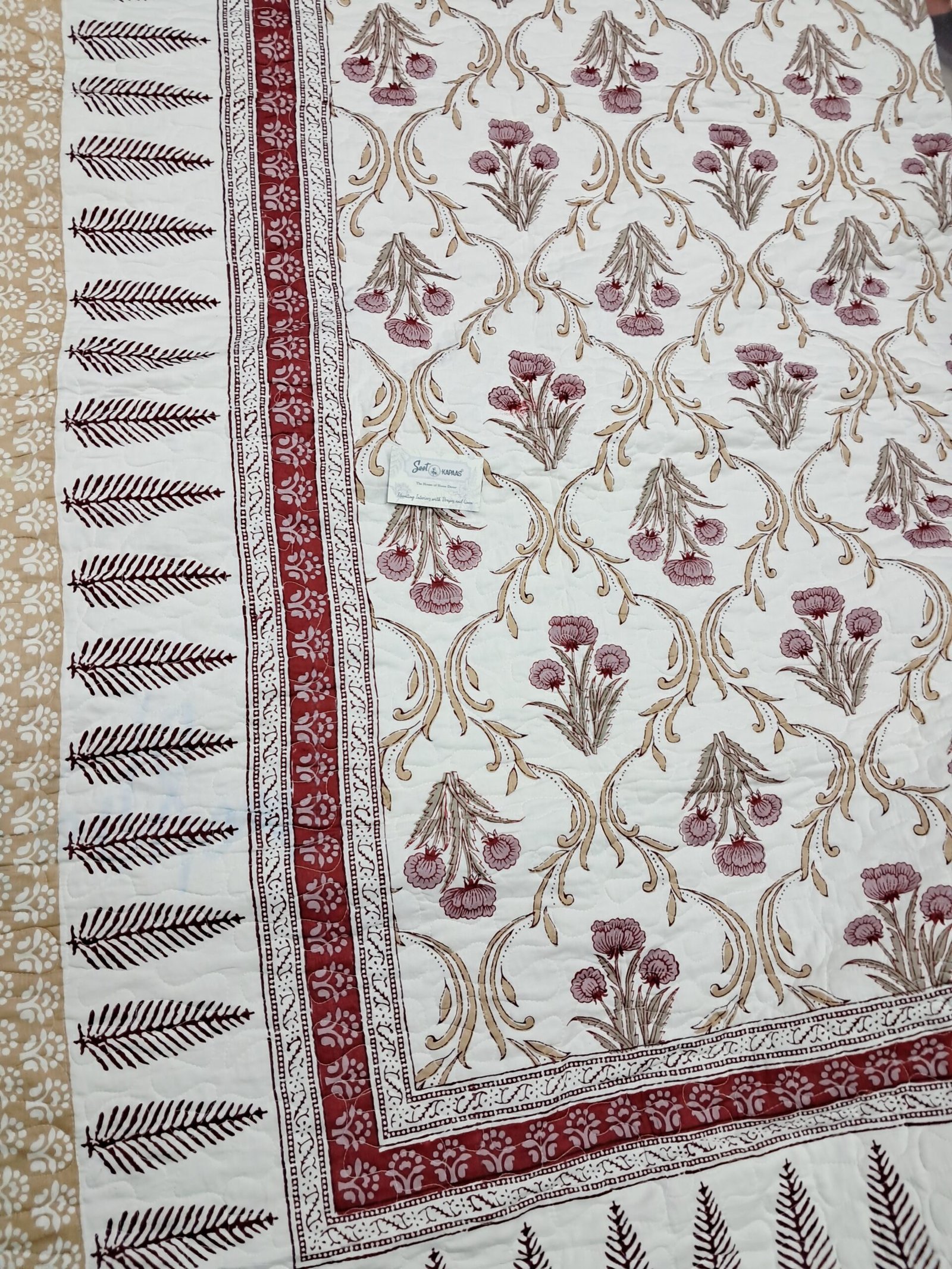 Panijaal Quilted Cotton Comforter cum Bedcover (01) - Image 2