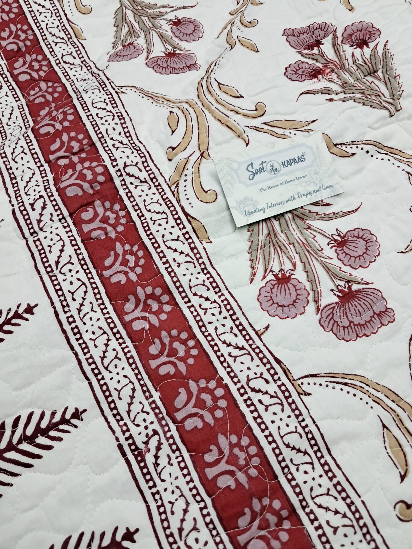 Panijaal Quilted Cotton Comforter cum Bedcover (01) - Image 3