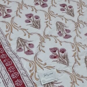 Panijaal Quilted Cotton Comforter cum Bedcover (01)