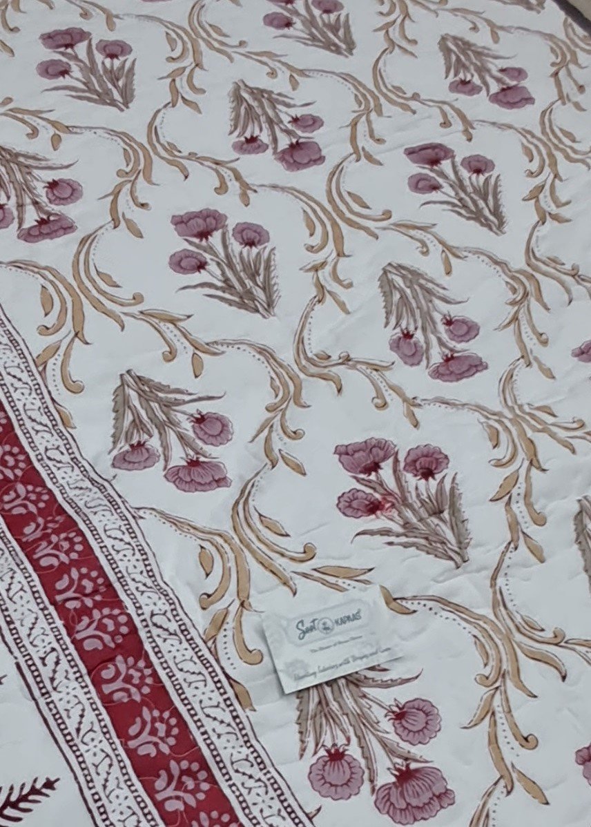 Panijaal Quilted Cotton Comforter cum Bedcover (01)